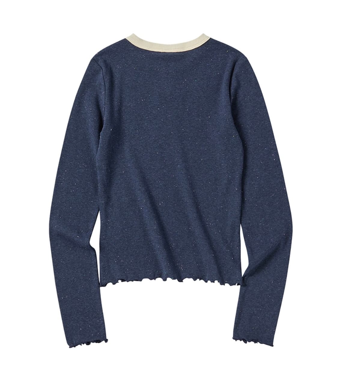 꼬모니노즈 레이어드 긴팔 티셔츠 네이비 free 상품이미지2