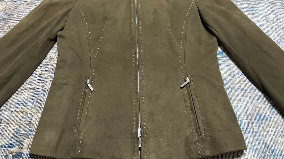 JPN 일본 빈티지 J.PRESS 웨스턴 브라운 스웨이드 인조가죽 자켓 상품이미지6