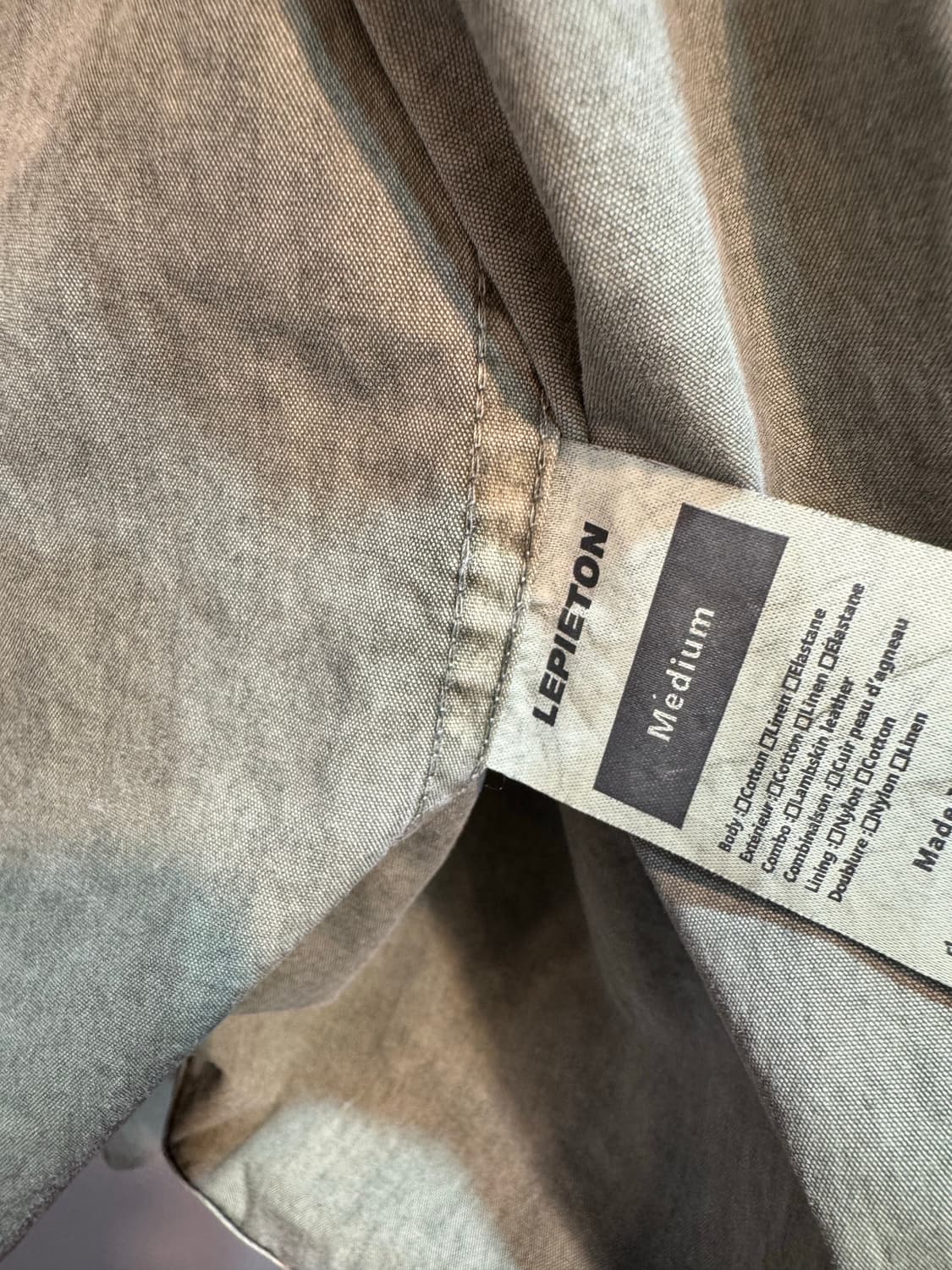 LEPIETON 셔츠 자켓 상품이미지4