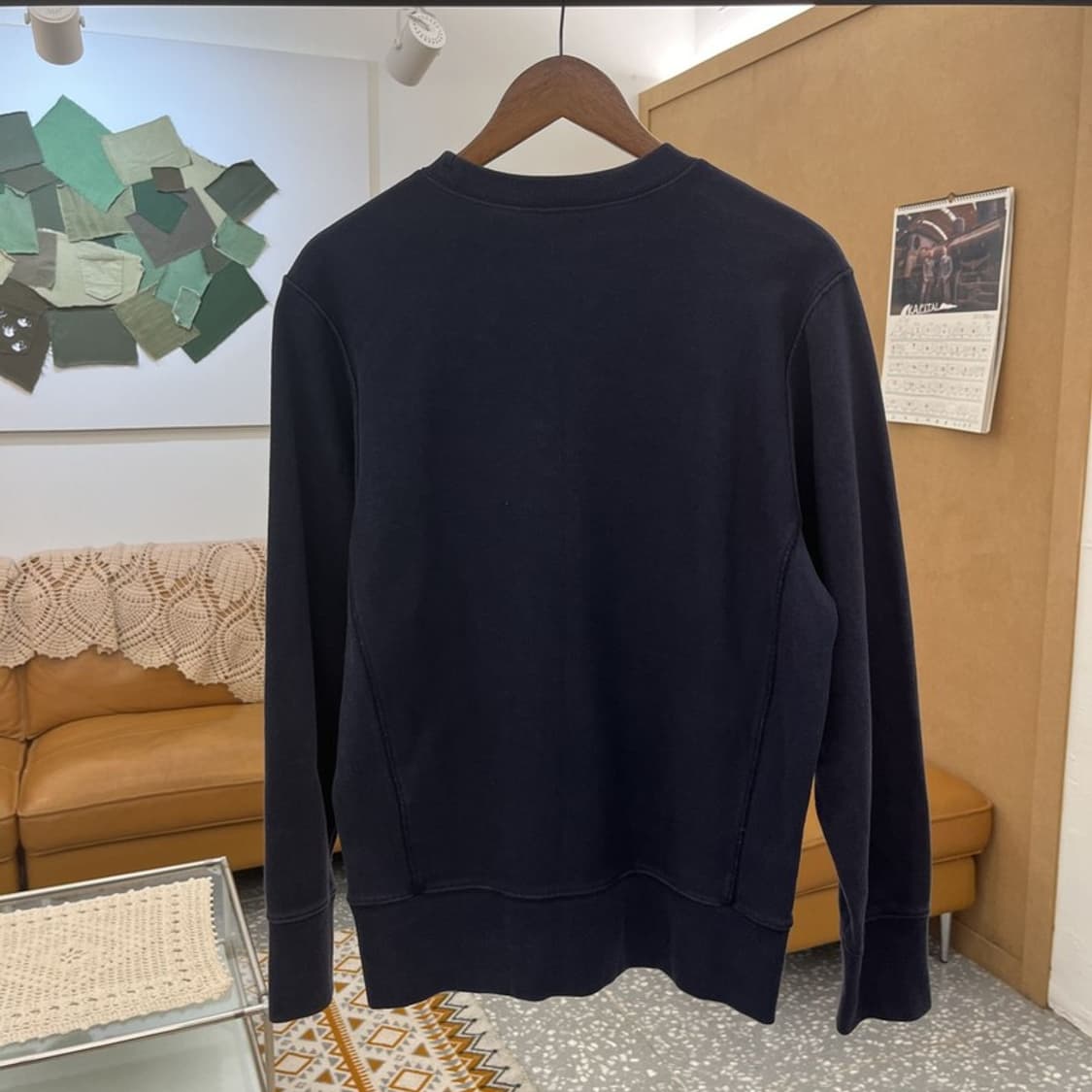 챔피온 리버스위브 모던 캐주얼 자수로고 맨투맨 M C10747 상품이미지4