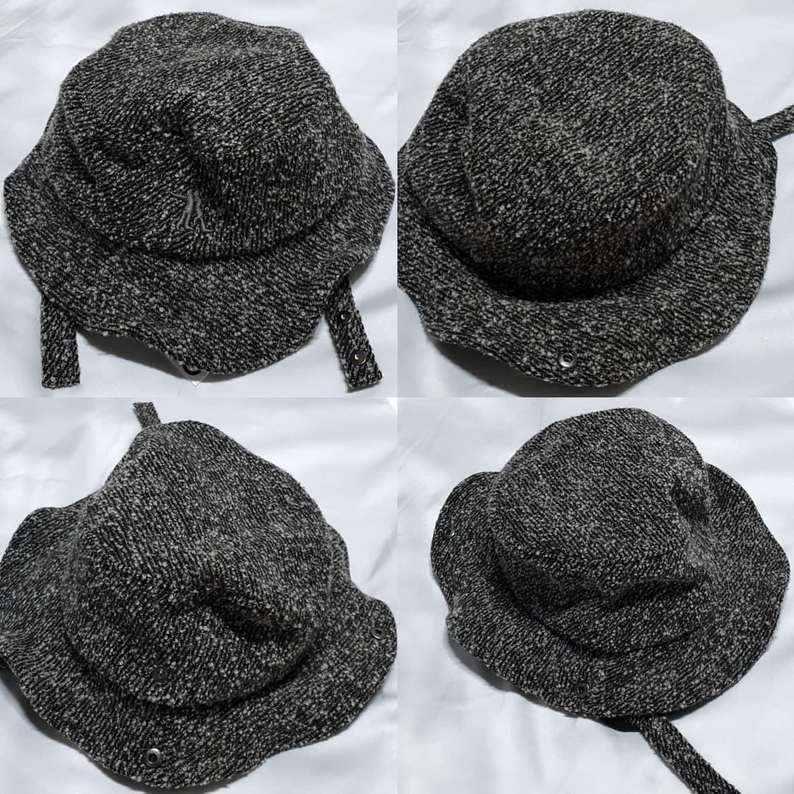 블랙 오픈와이와이 이어플랩 이어프랩 캡 버킷햇 벙거지모자  상품이미지5