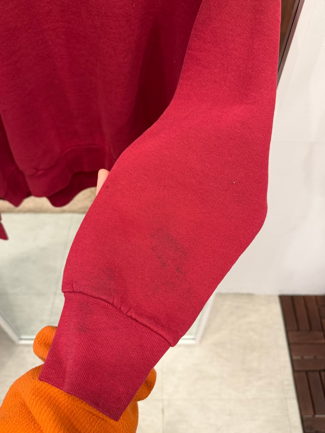 80s Fruit of the loom 빈티지 플레인 스웻셔츠 (USA) 상품이미지7