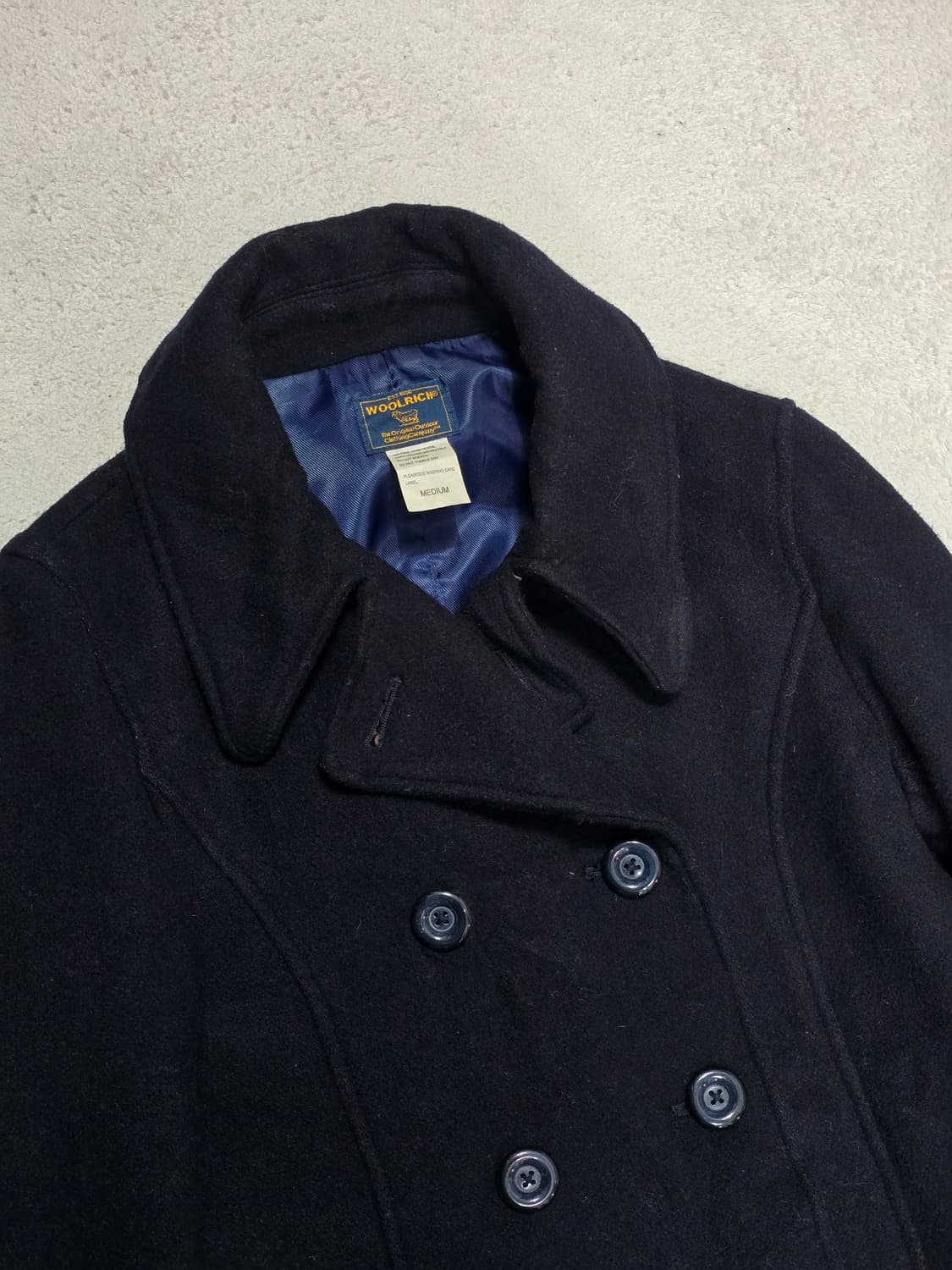 Woolrich 울리치 네이비 피코트 더블 코트 M 상품이미지3