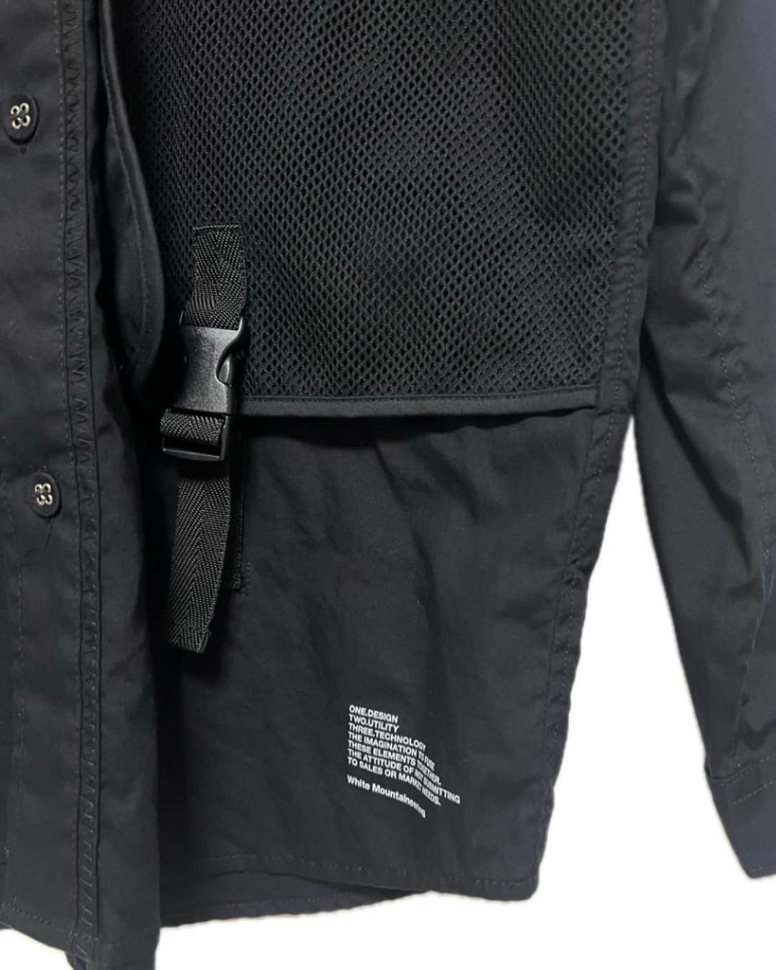 화이트 마운티니어링 벨트 셔츠 상품이미지4