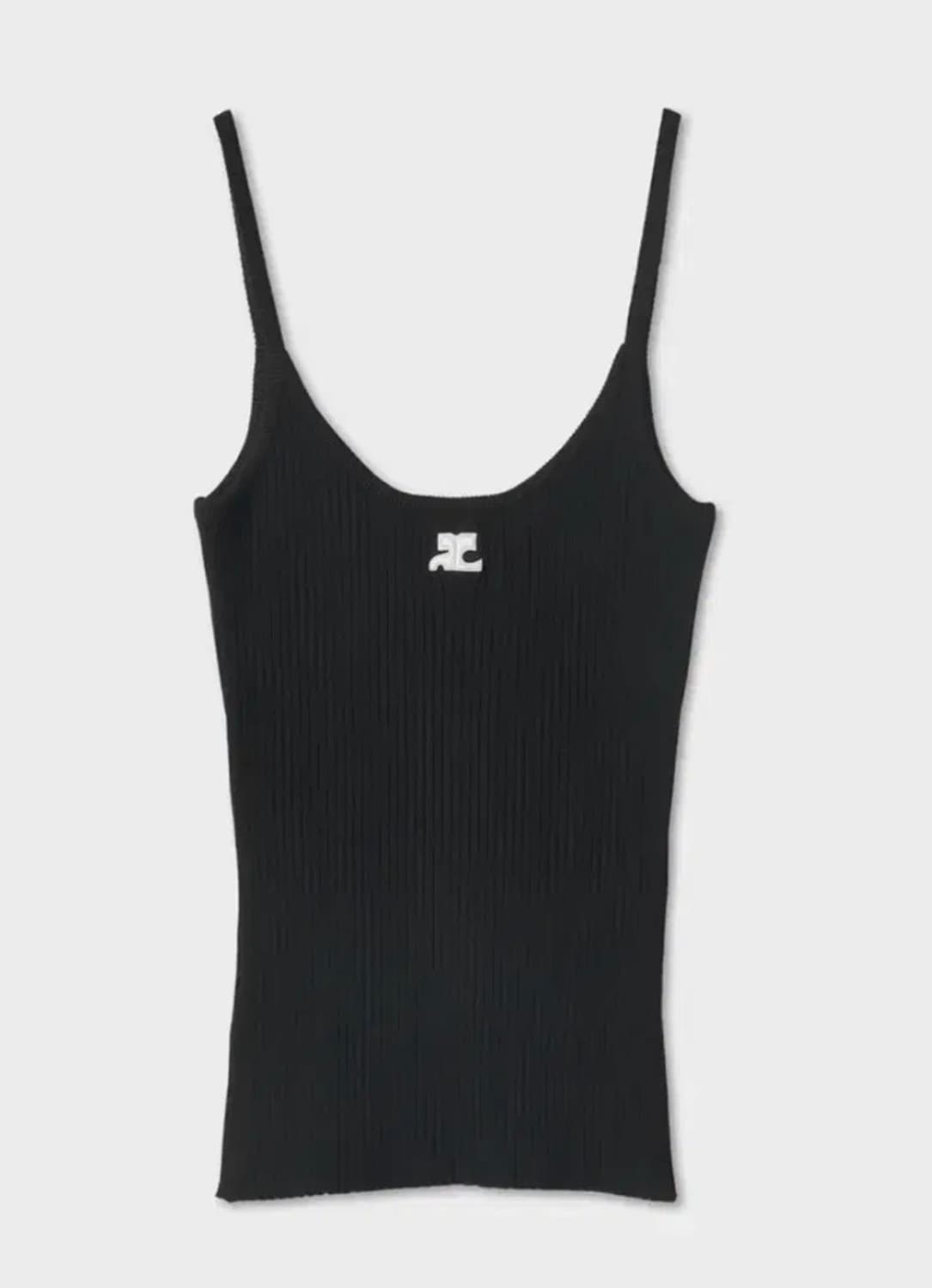 꾸레쥬 니트 민소매 티셔츠 (새상품) 상품이미지3