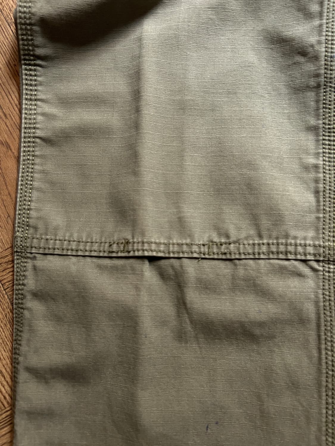 [34]칼하트 USA 모스그린 립스탑 더블니 워크 카고 팬츠 상품이미지5