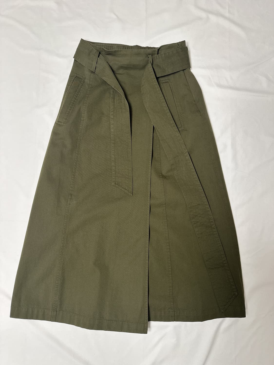 유니클로 벨티드 플레어 스커트 S 상품이미지7