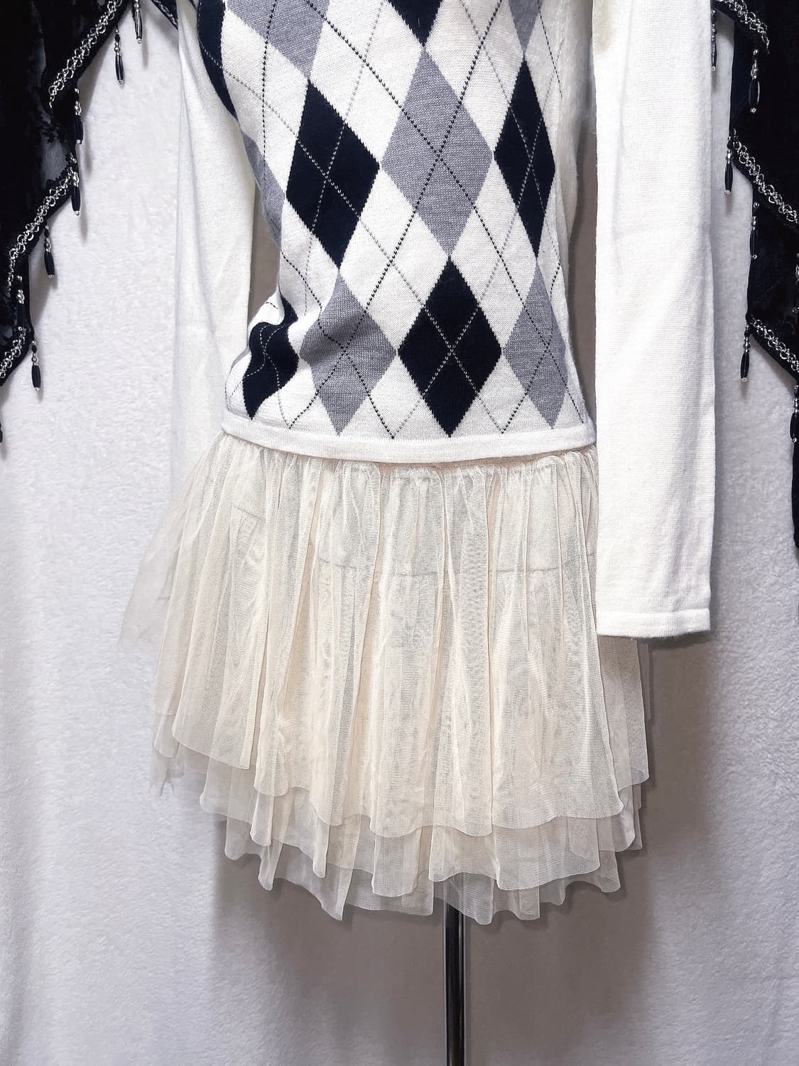 로맨틱갸루 로걀 라떼 달천깔 샤스커트 튜튜 캉캉치마 러블리 핀터 큐롯 상품이미지4