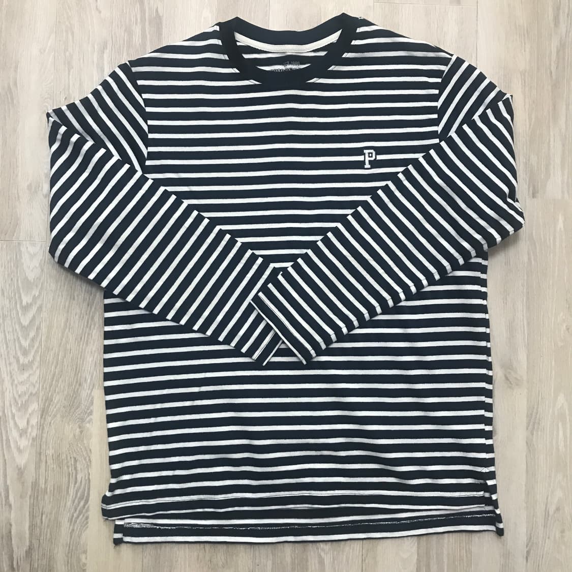 스파오 스트라이프 긴팔 티셔츠 XL사이즈 상품이미지2