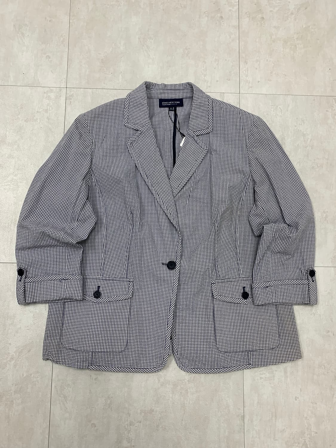 Jones new york 체크 블레이저 #328 상품이미지1