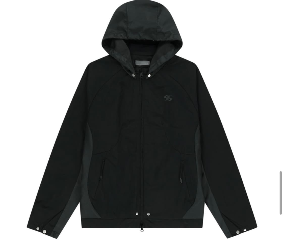 산산기어 콘트레스트 자켓 블랙 상품이미지1