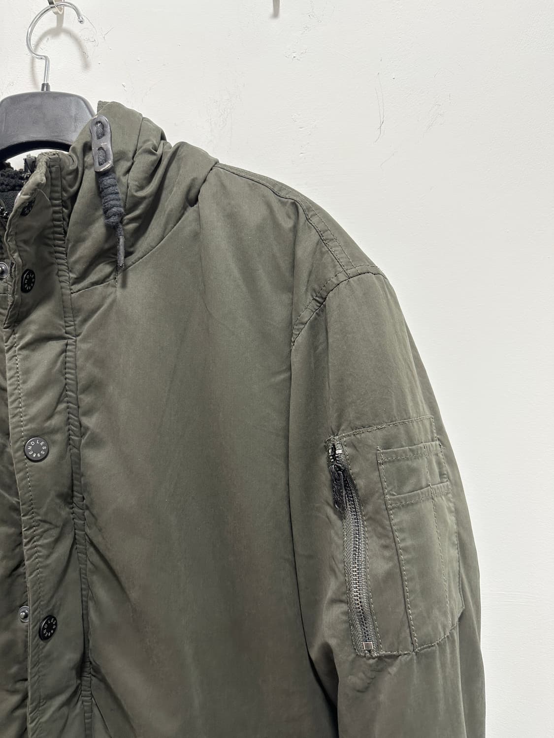 Bershka vintage khaki ma-1 jacket 상품이미지6