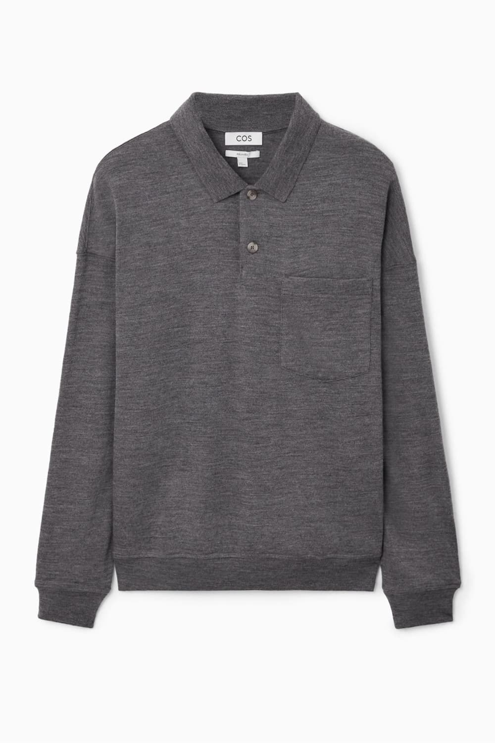 COS 울 니티드 폴로 셔츠 M 상품이미지6