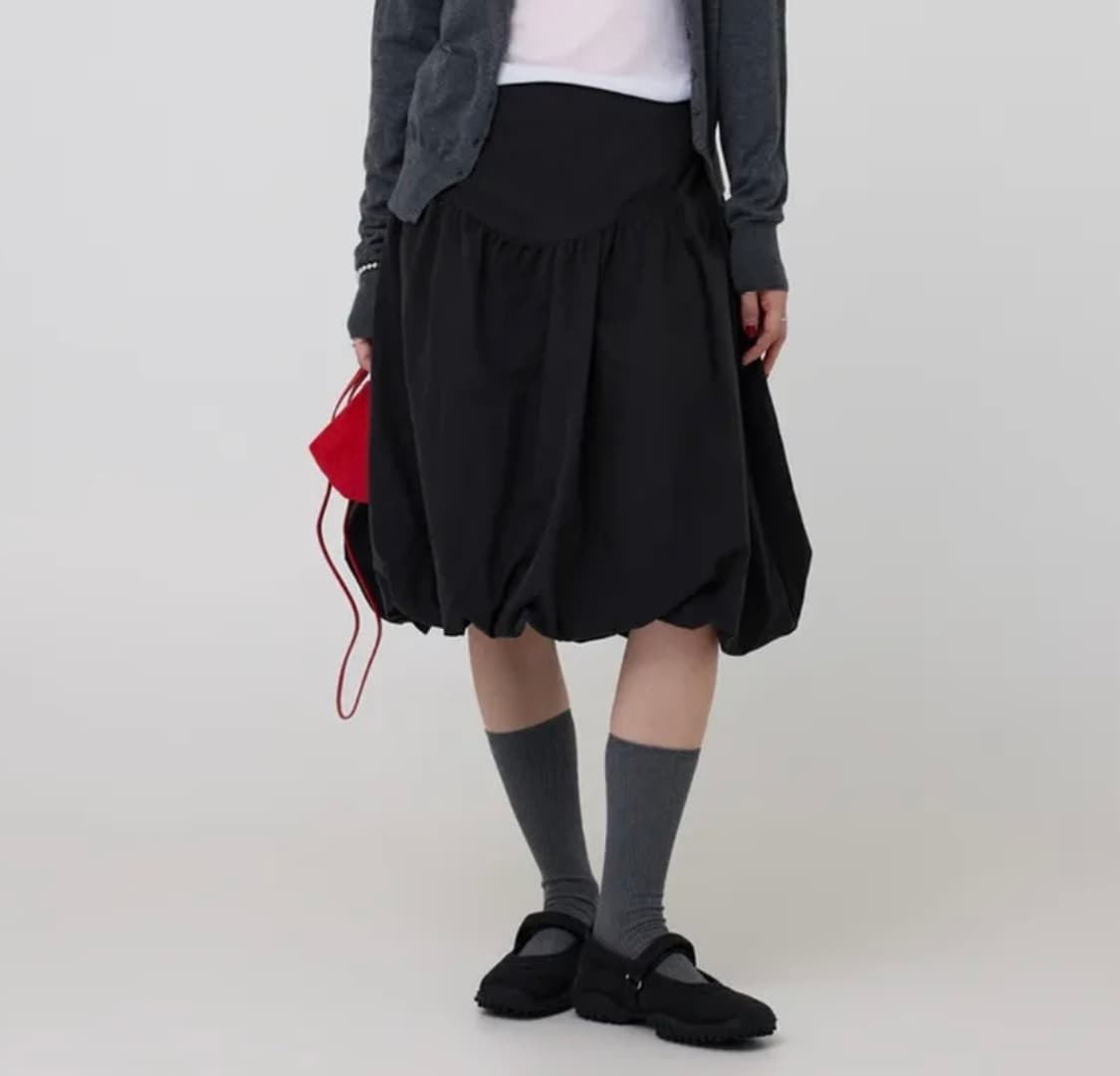 미디 벌룬 스커트 상품이미지2