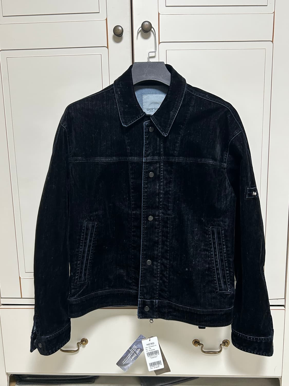 series 시리즈 벨베틴 데님 트러커자켓 100 상품이미지1