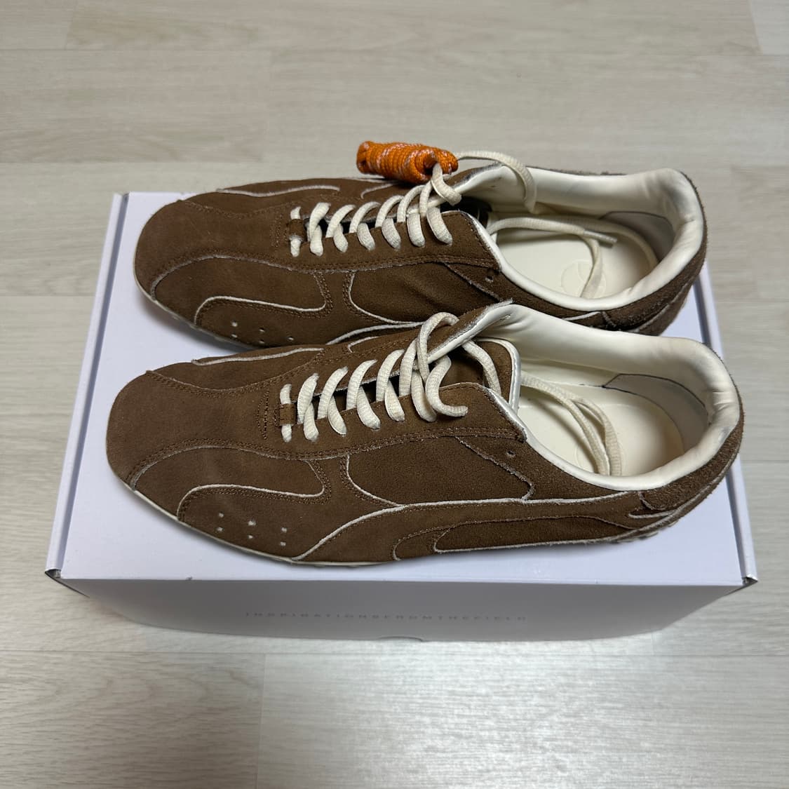 야세 스파이드 스웨이드 스니커즈 브라운 260 상품이미지3