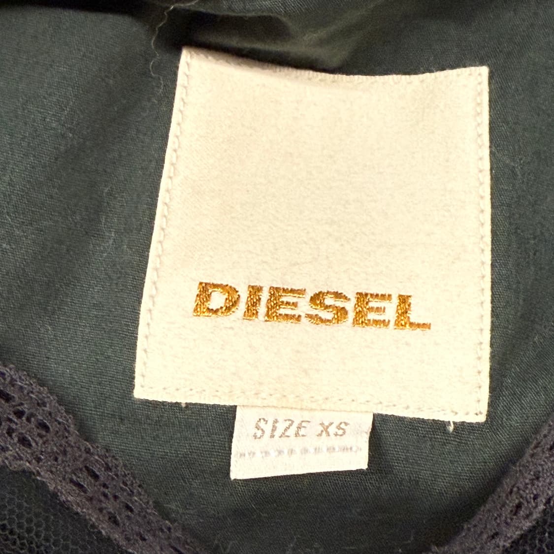 디젤 카키 더플 떡볶이 숏 코트  상품이미지5