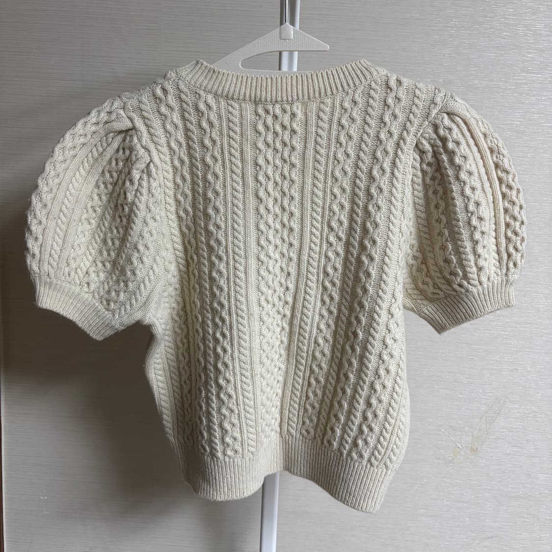 SEESTAR & hi high puff-sleeve cable knit 상품이미지2