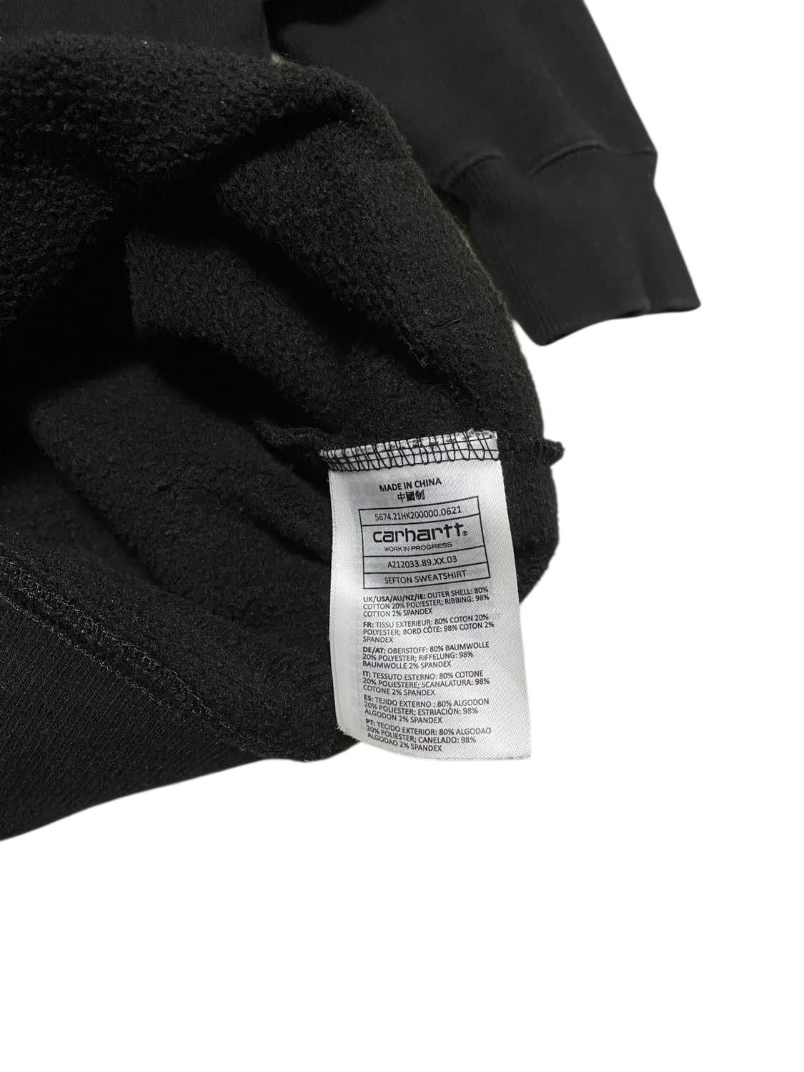 칼하트WIP SEFTON SWEATSHIRT 상품이미지3