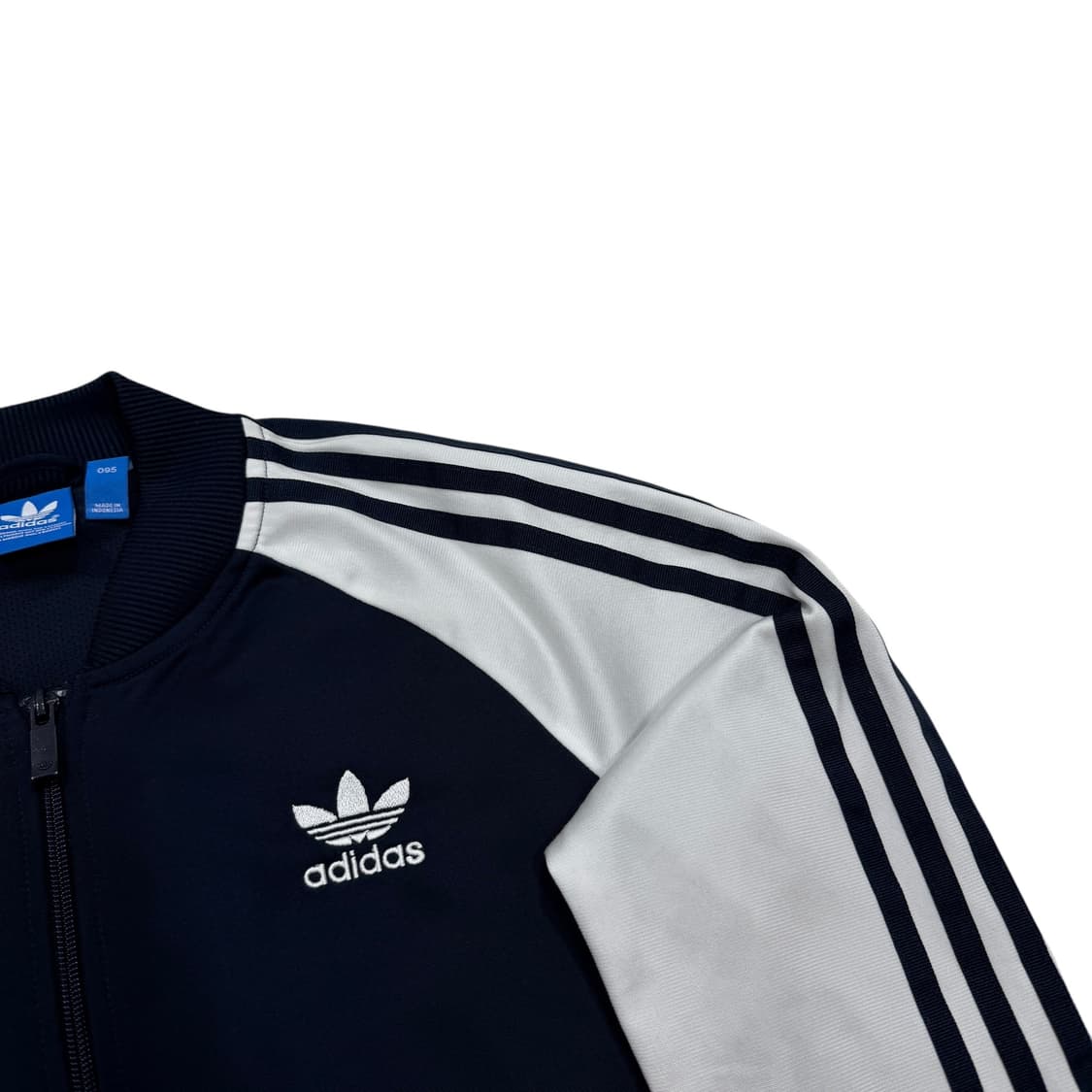 아디다스 빈티지 슈퍼걸 레오파드 트랙탑 홍지윤 져지 자켓 네이비 M 상품이미지2