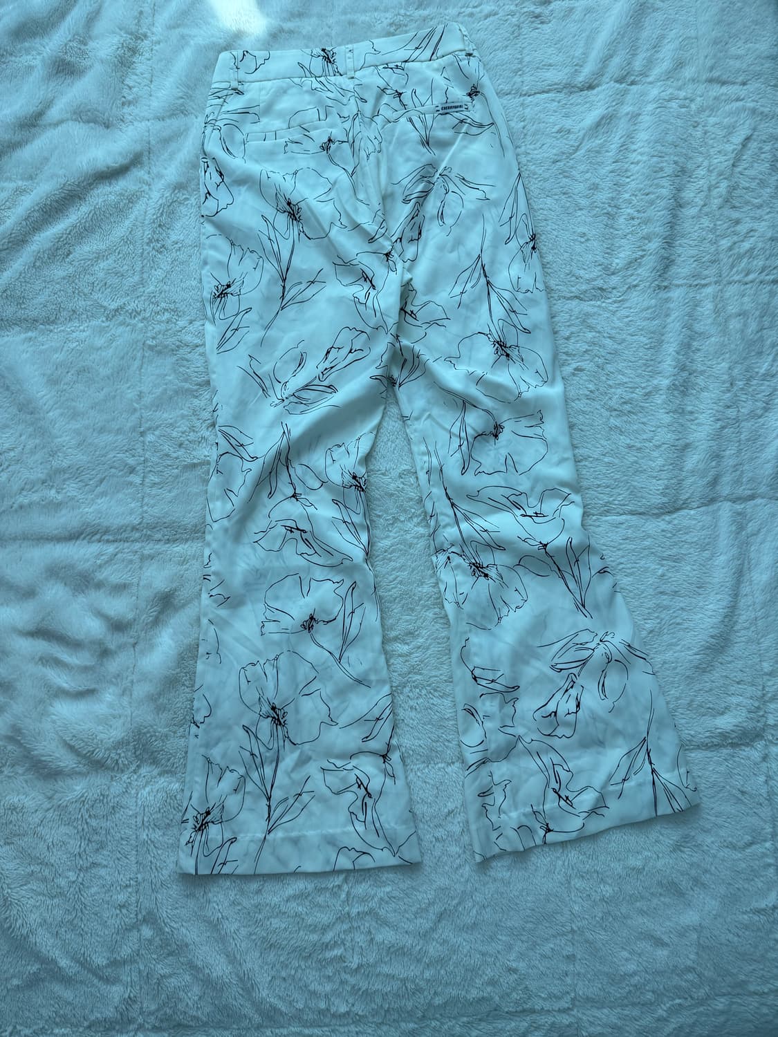 체리퀴리 플라워 랩 팬츠 2사이즈 상품이미지4