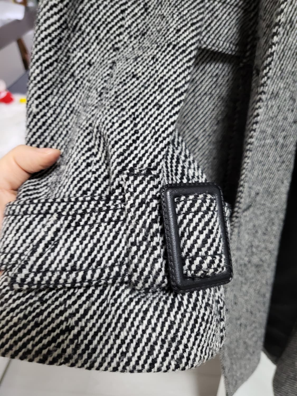 막스마라  헤링본 후드 코트 55-66사이즈 상품이미지8