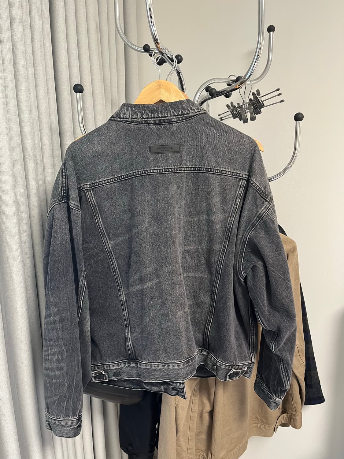 에센셜 데님 자켓 S 상품이미지3