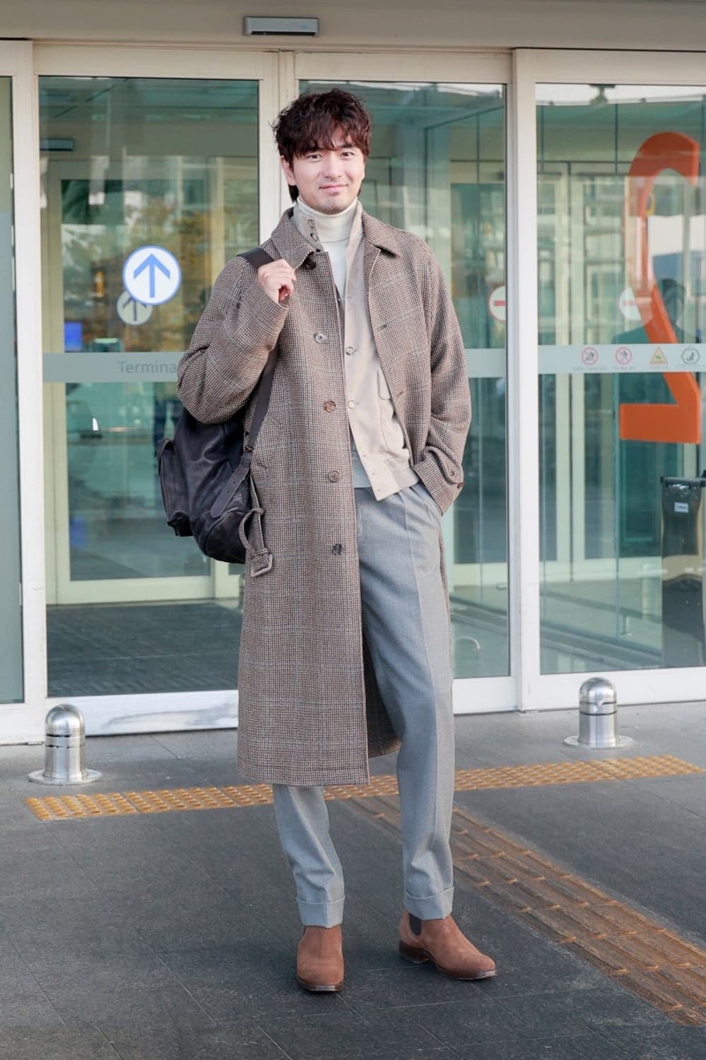 랄프로렌 퍼플라벨 울 발마칸 벨티드 코트  상품이미지1