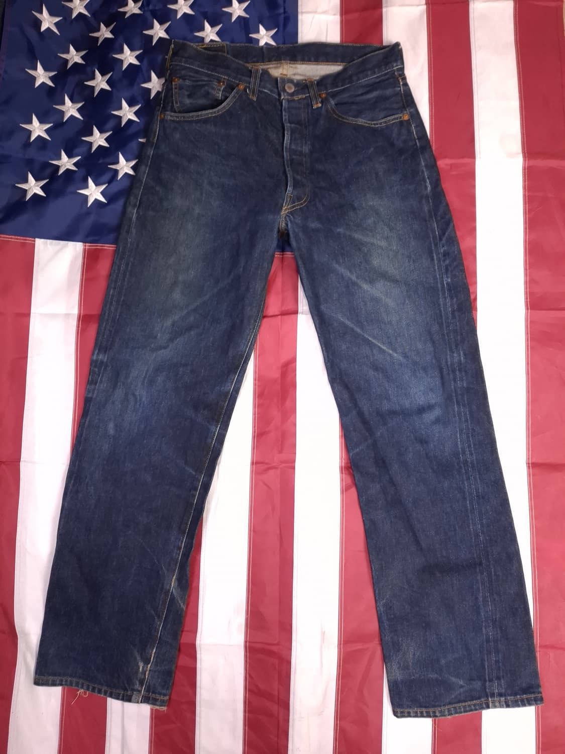 오리지날 미국제조 발렌시아 리바이스 501-XX 셀비지 데님진 상품이미지6