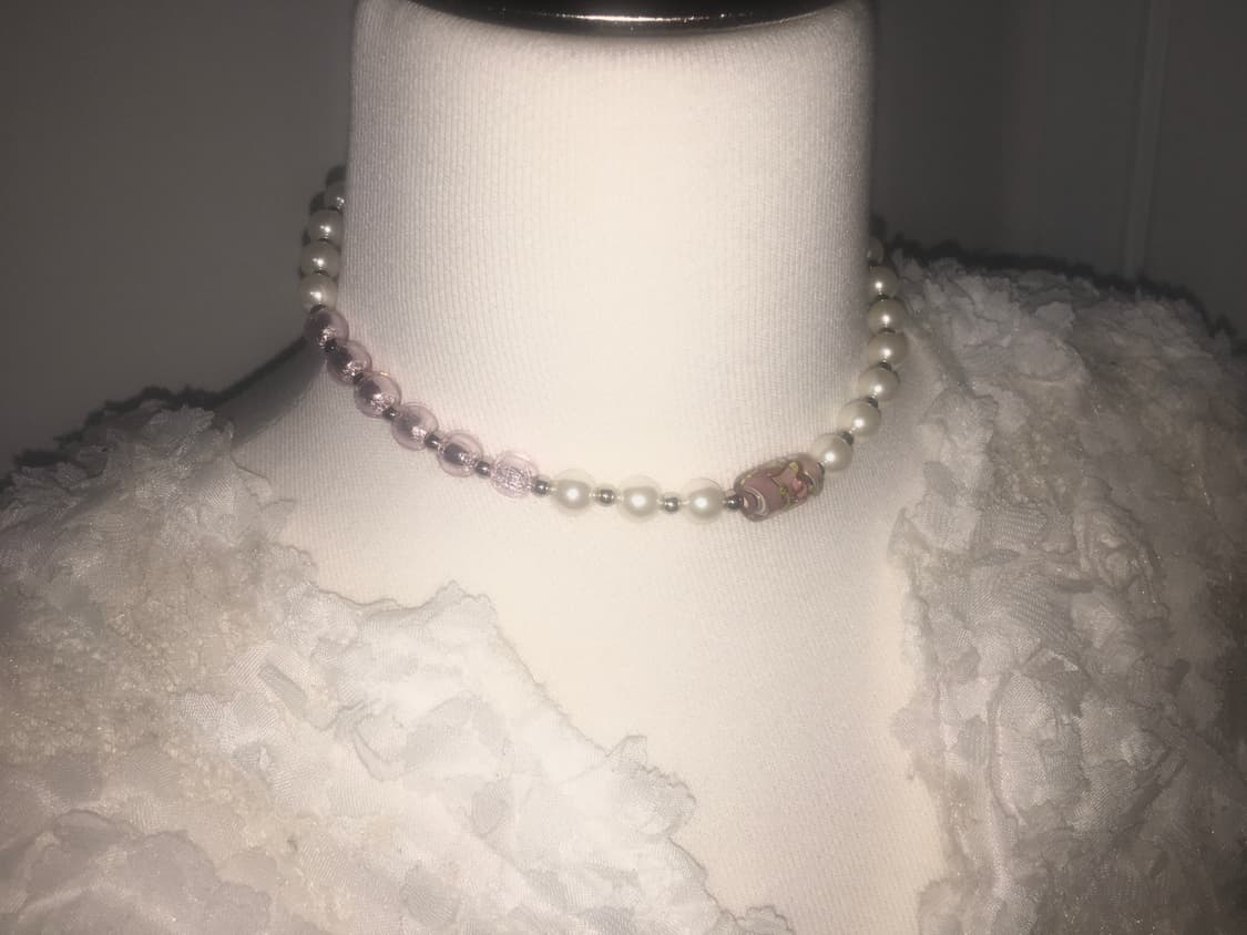 viburnum shop 오리엔탈 로즈 장미 목걸이 상품이미지5