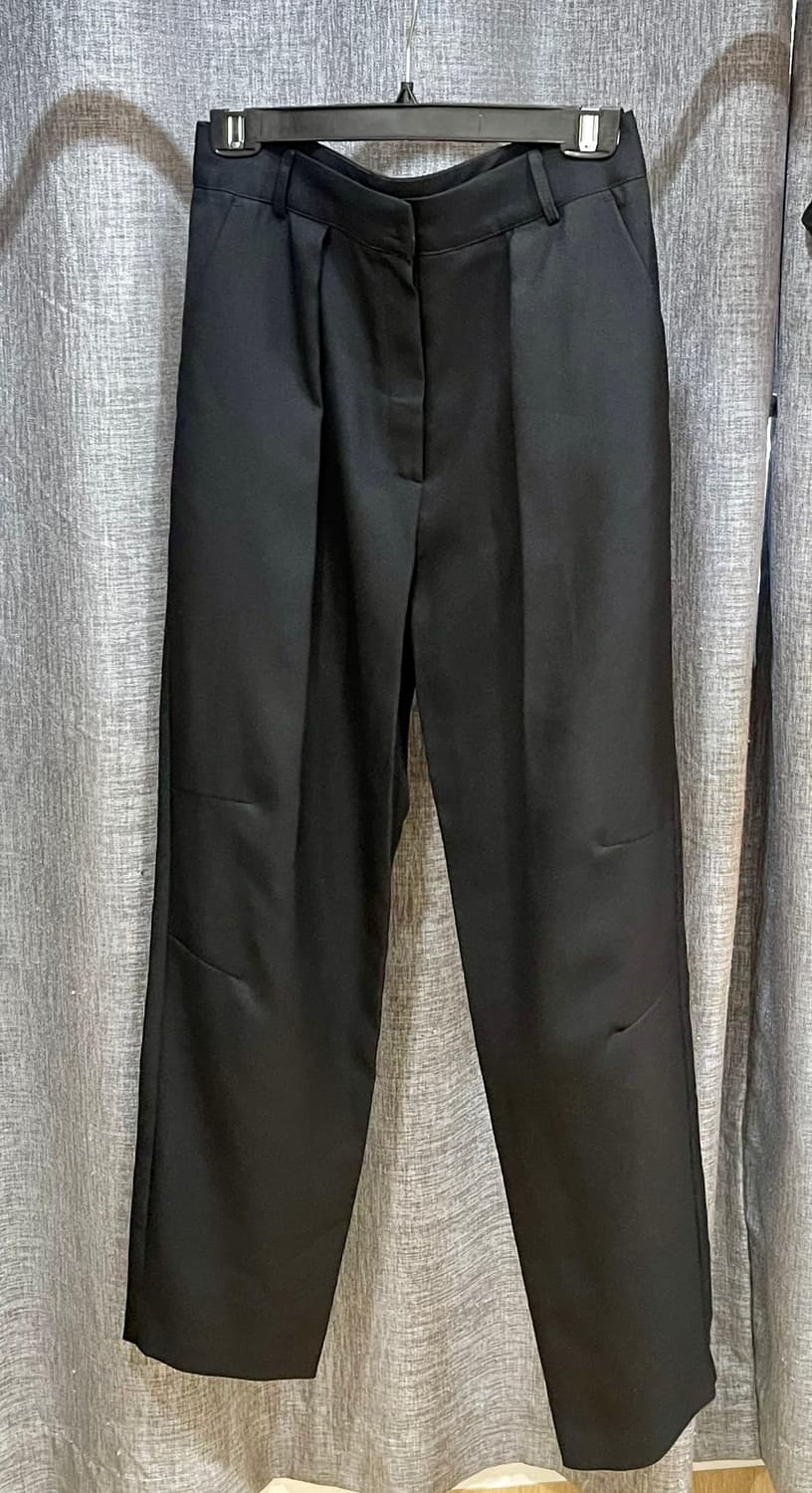 LOVE YOU MORE/ 도매택 절개세미와이드 슬랙스 블랙 /S 상품이미지1