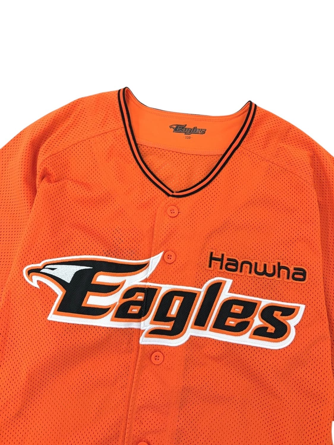 한화이글스 유니폼 반팔 져지 오렌지 (2XL) 상품이미지2