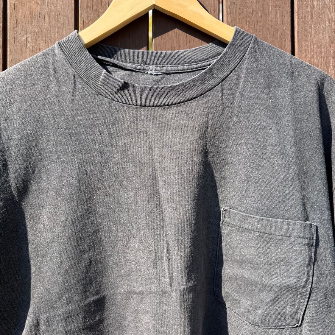 Vintage Sun Faded Blank Pocket Tee  상품이미지4