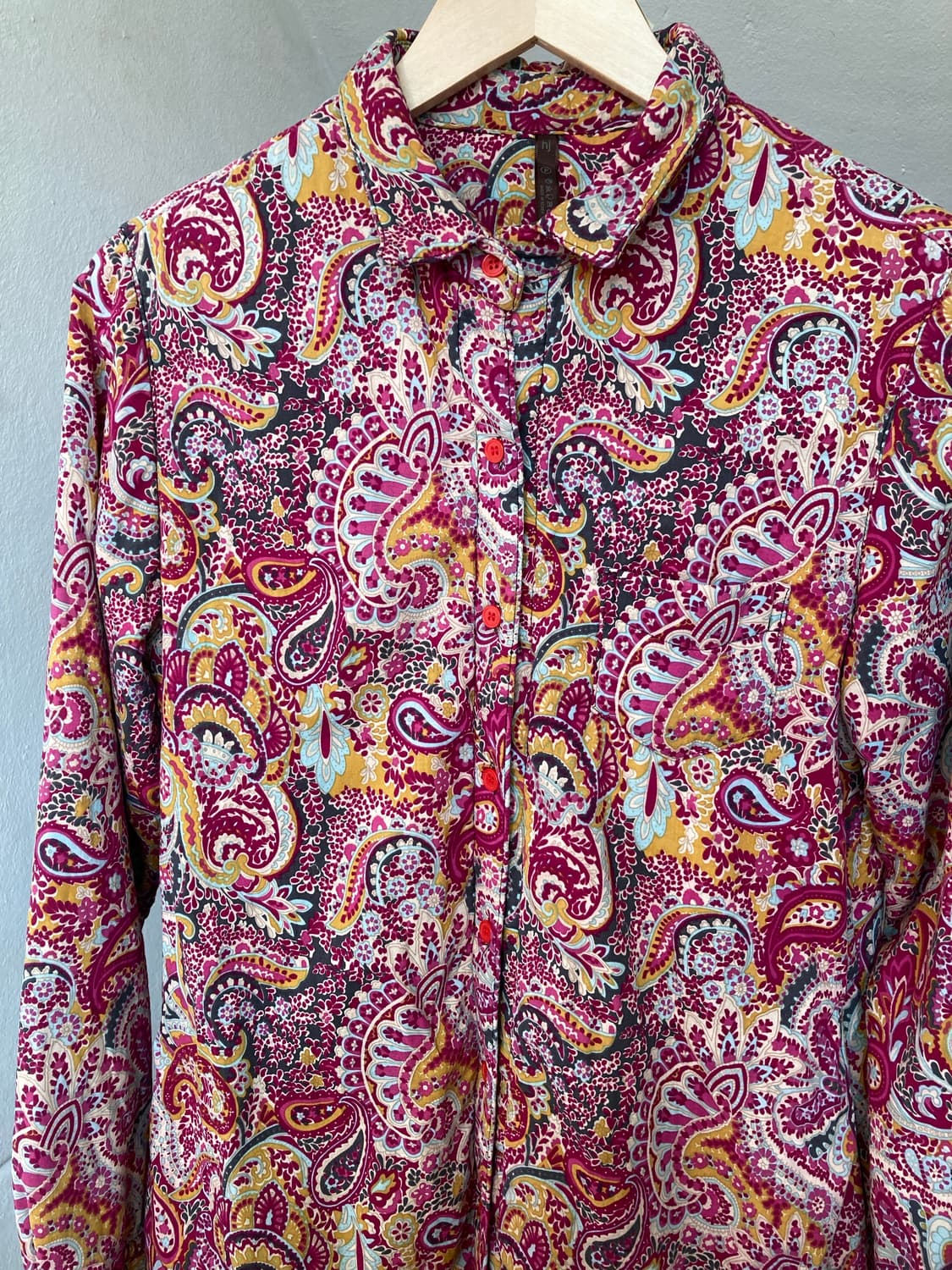 페이즐리 패딩 셔츠 상품이미지3