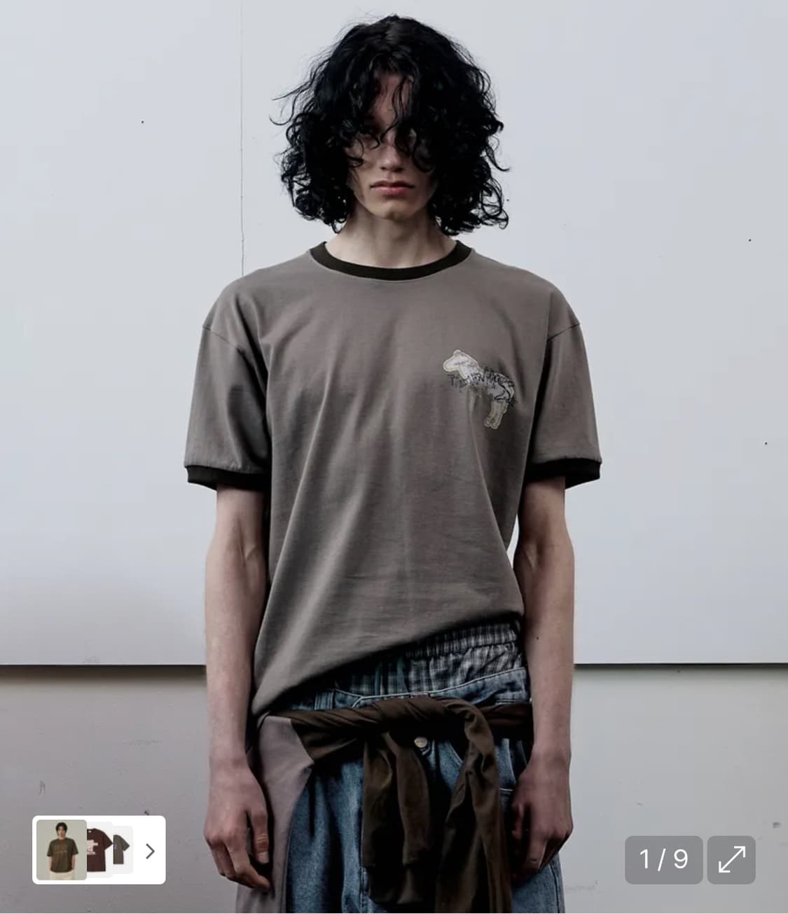 HORSE STICKER TEE MOCHA 상품이미지1