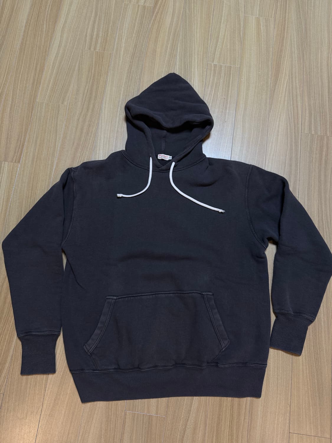 웨어하우스 450 블랙 후드티 상품이미지1