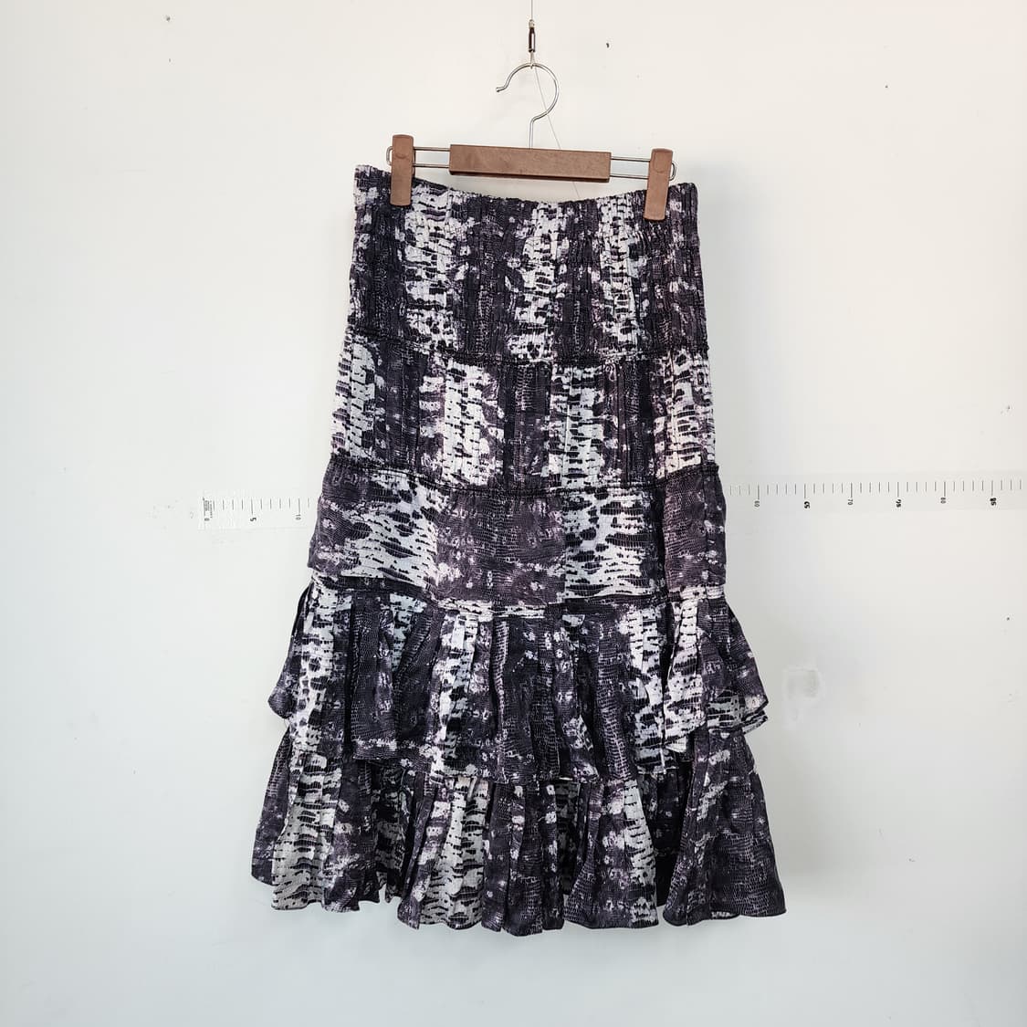 이자벨 마랑 프린트 캉캉 롱 스커트 상품이미지2