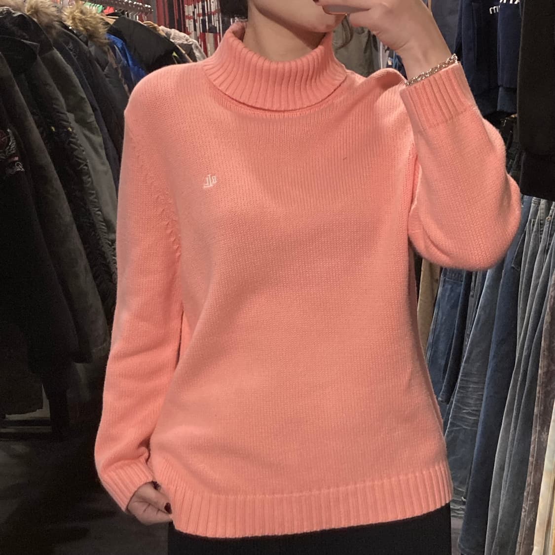 [IM] 폴로 랄프로렌 목폴라 니트 코랄핑크 상품이미지3