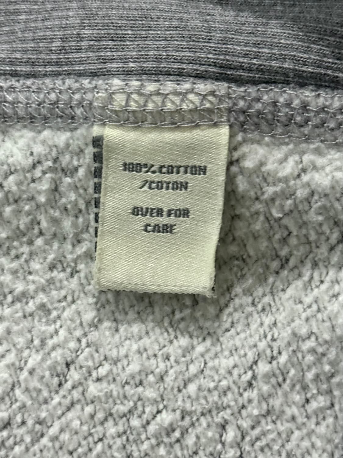 아베크롬비 2000s 그레이 더블지퍼 후드집업 S 상품이미지6