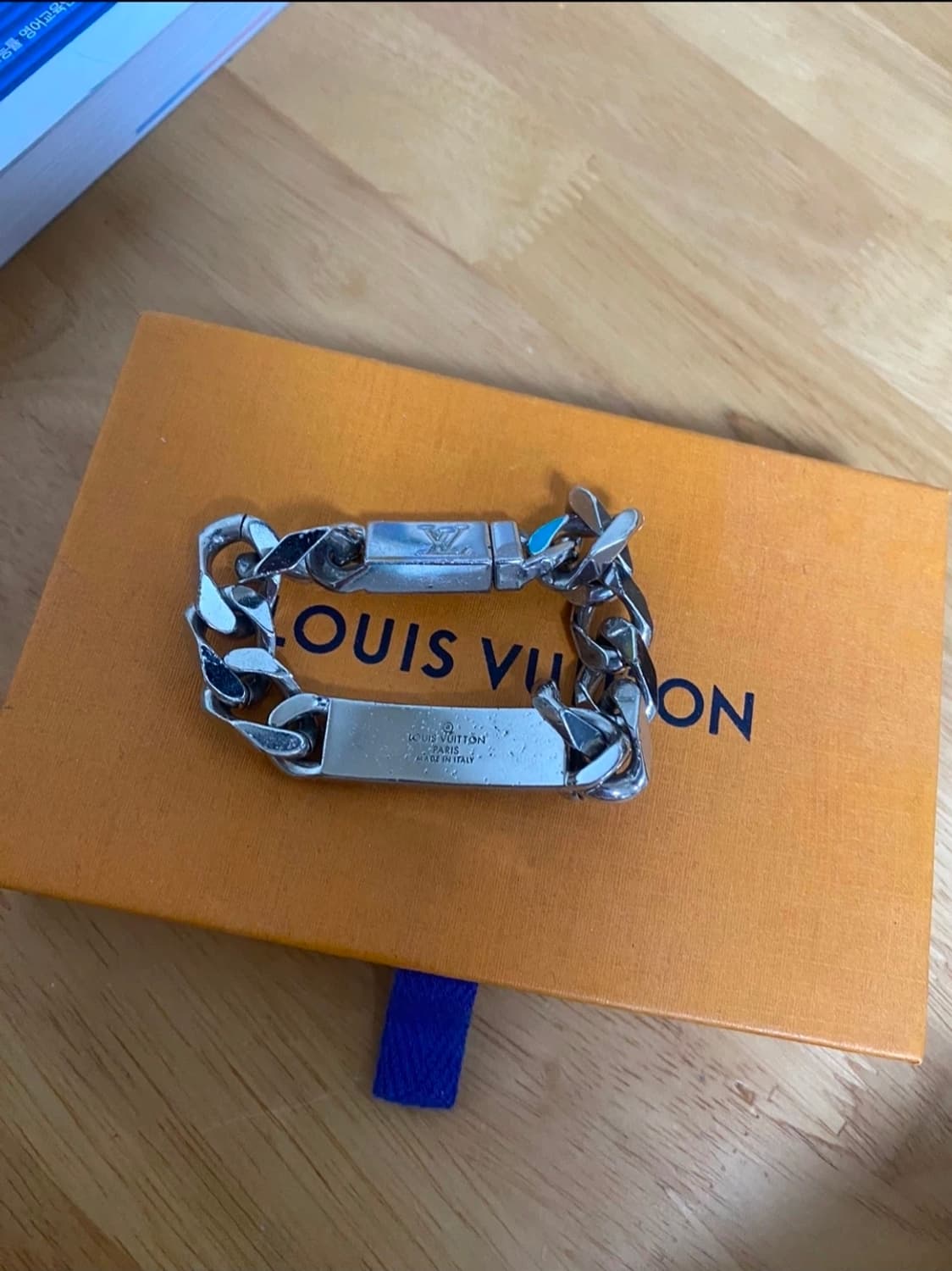 루이비통 모노그램 체인 팔찌 상품이미지3
