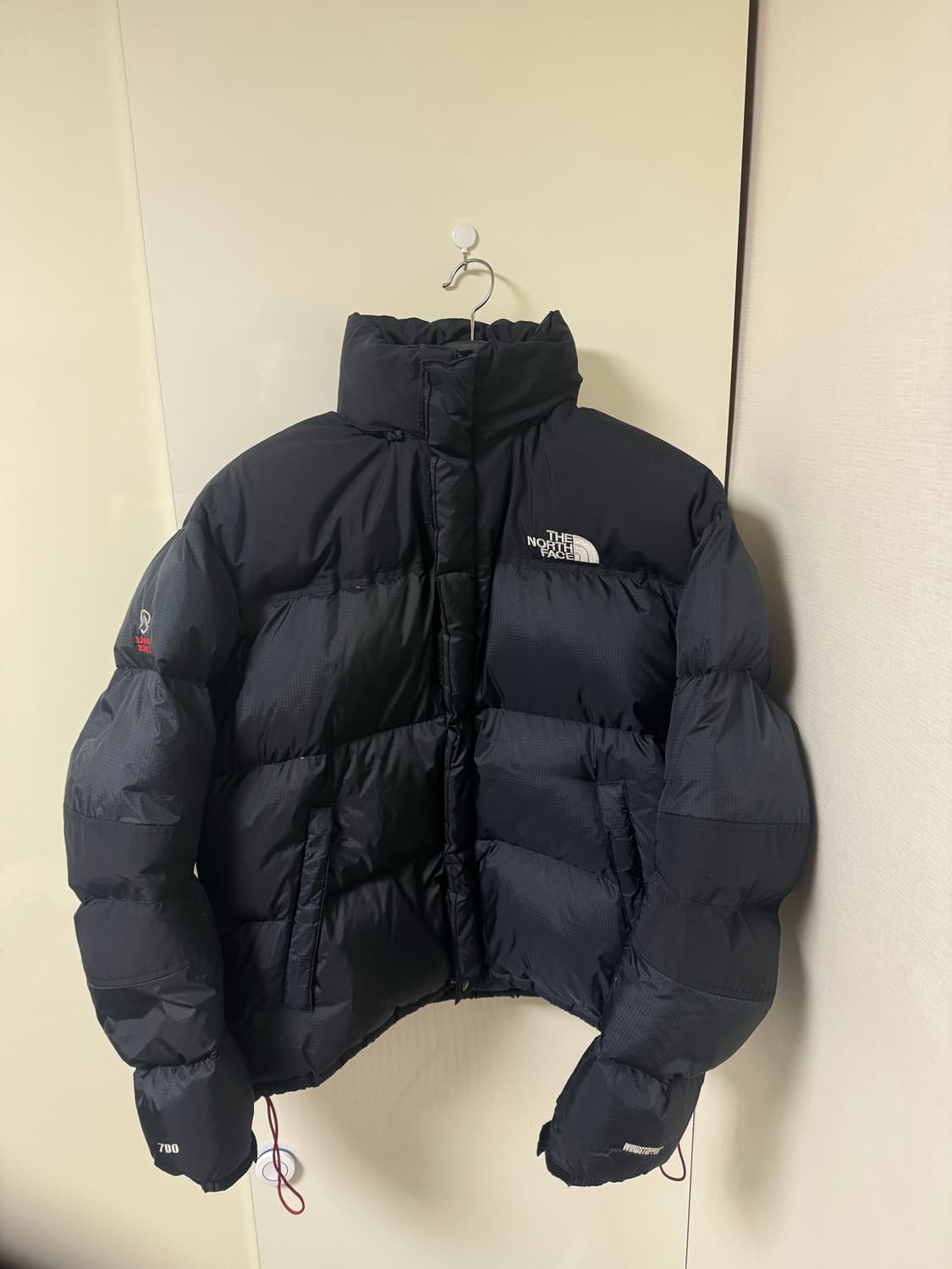 [XL]노스페이스 써밋700 윈드스토퍼 패딩 네이비 상품이미지3