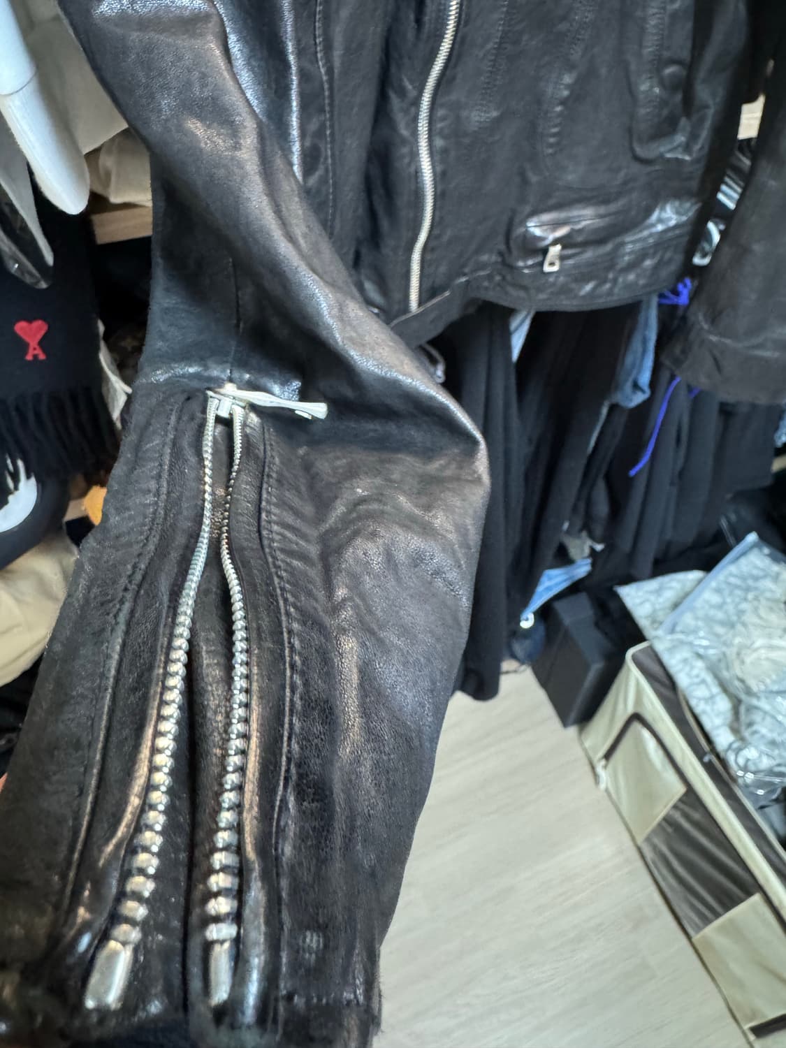 이태리 램스킨 레더자켓 상품이미지2