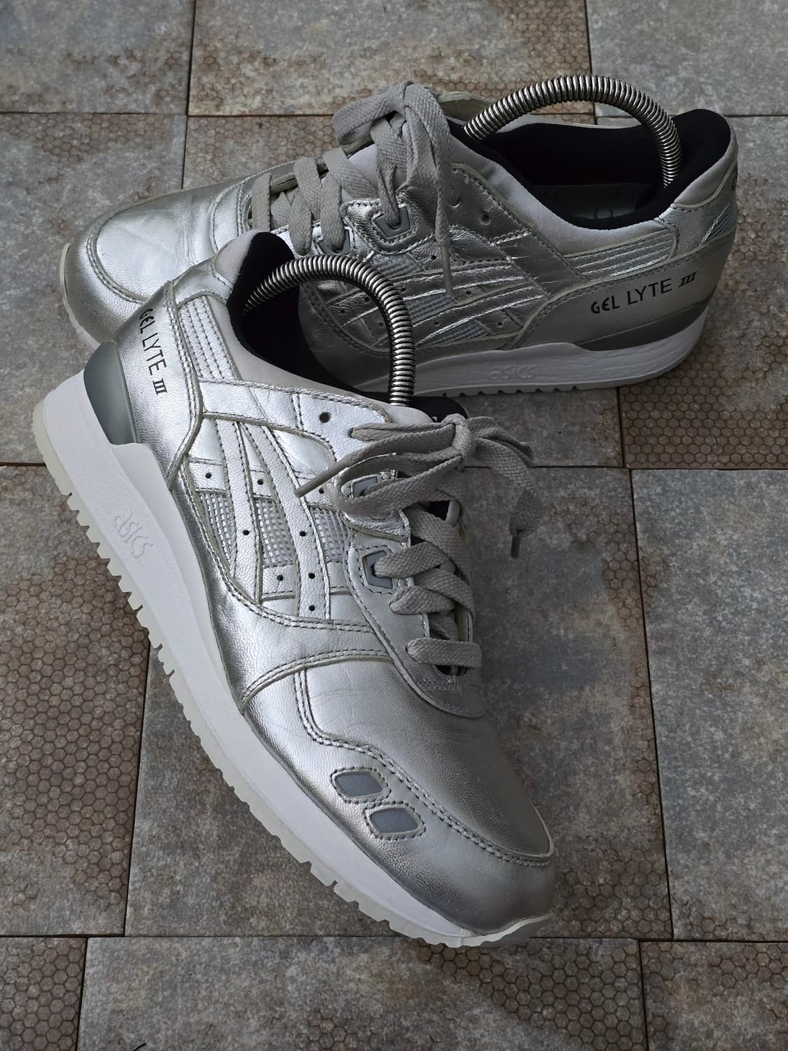 (270)아식스 젤 라이트 3 실버 상품이미지6