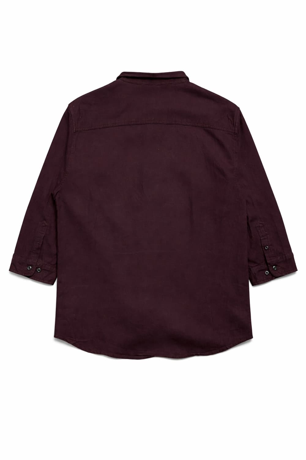 JPN 일본 빈티지 y2k 모리걸 아메카지 오버핏 7부 버건디 셔츠 L 상품이미지2