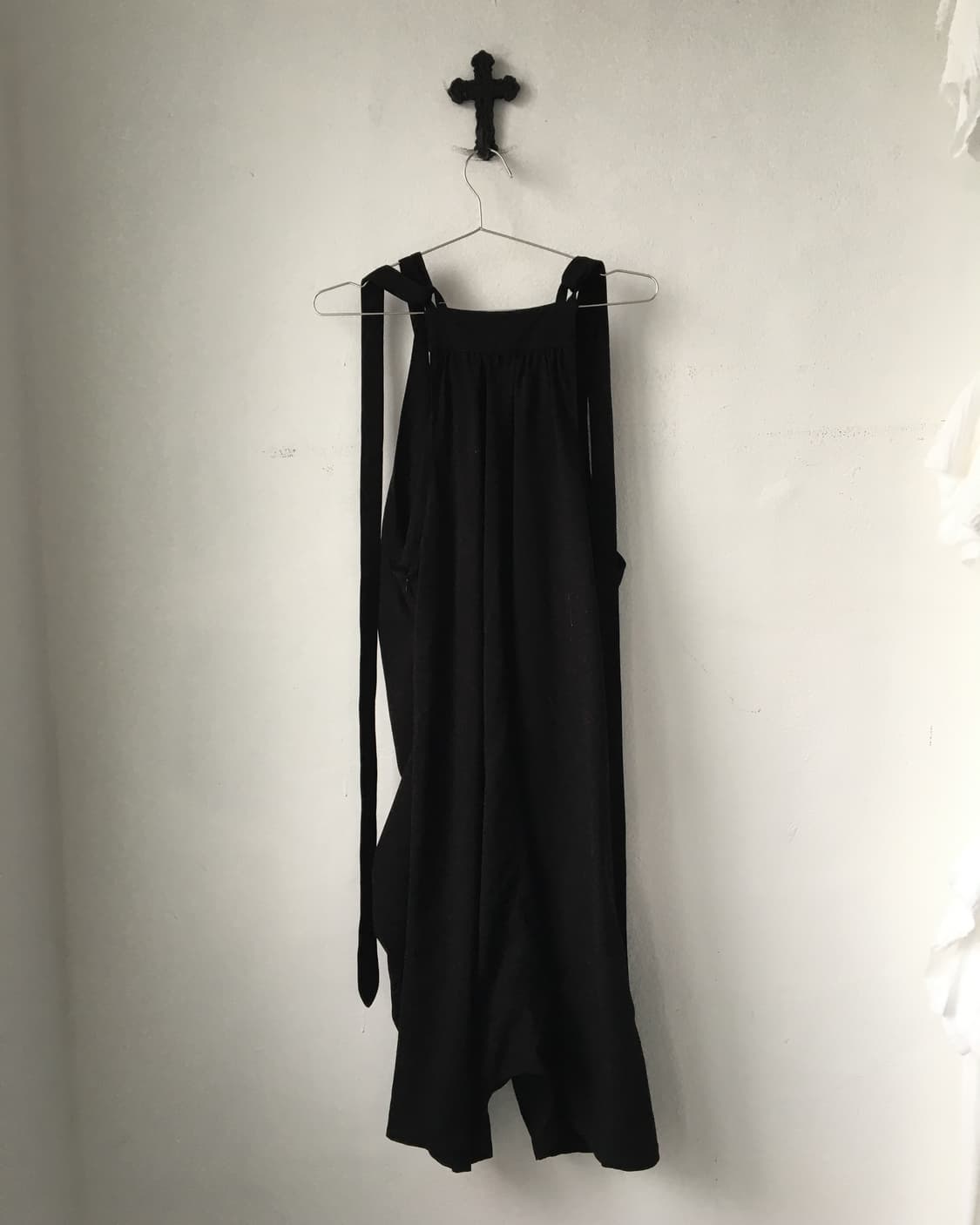 Double button shirring tied sleeveless j 상품이미지4