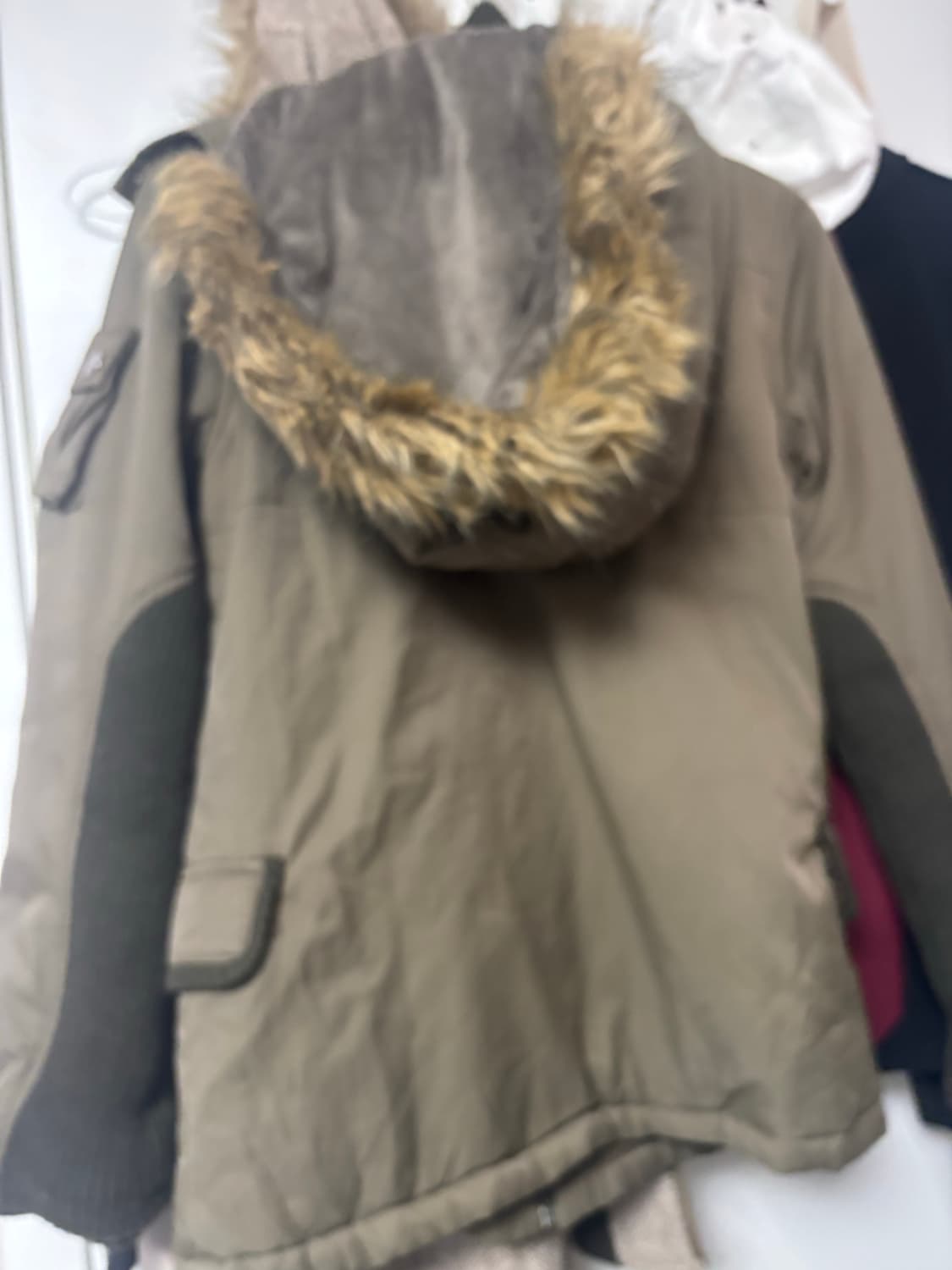 리즈리사 퍼 니트 패딩 갸루 y2k 상품이미지4