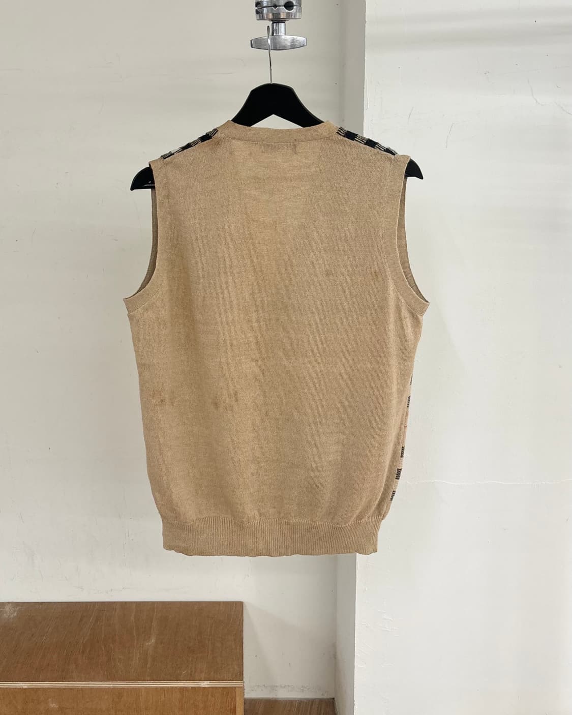 버버리 노바 체크 니트 베스트 상품이미지6