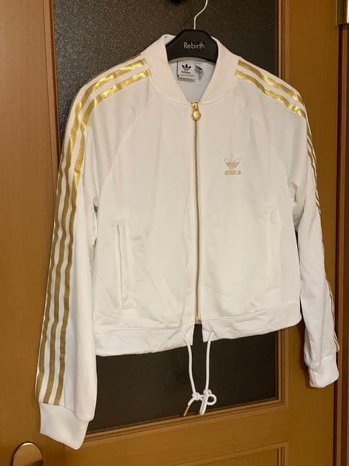 ⭐️아디다스 파이어버드 골드 글리터 라인 화이트 슈퍼스타 져지⭐️ 상품이미지5