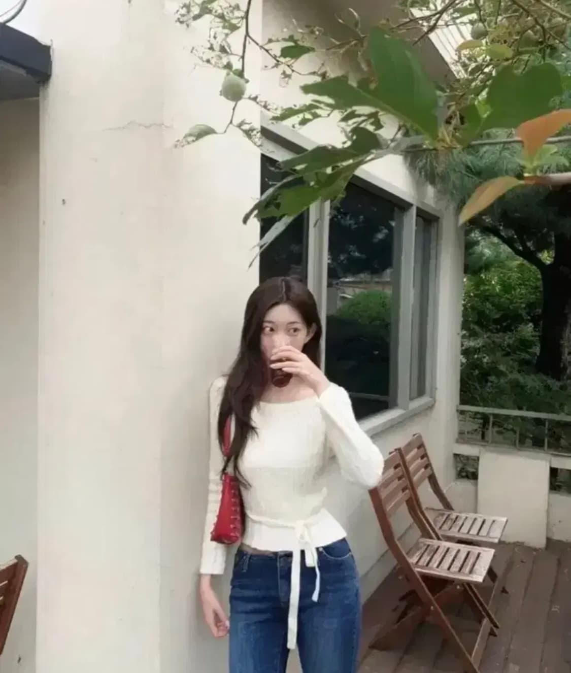 제니오 레이첼 스윗 트위스트 니트 (시나몬 케이블) 상품이미지2