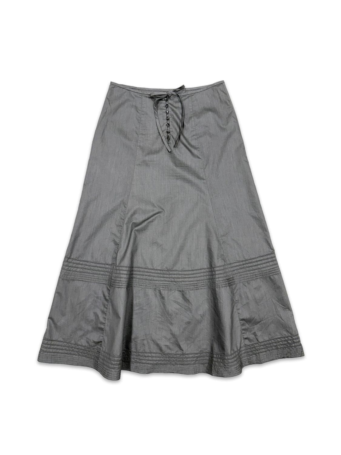 빈티지 그레이 스커트 상품이미지1